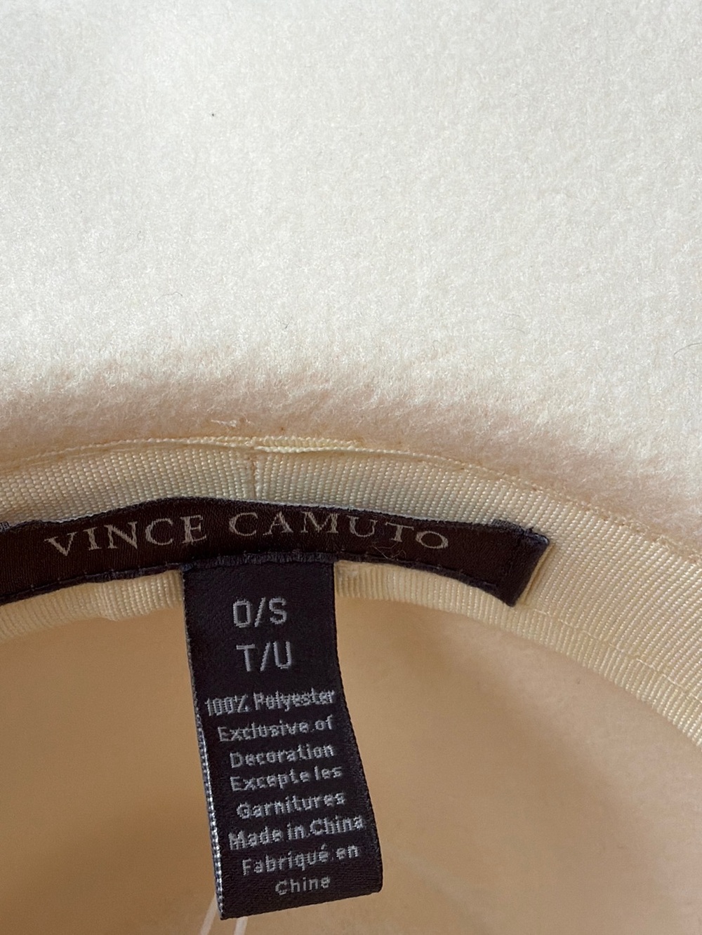 Vince Camuto White Western Cowboy Hat with Conchos - Picture 6 of 8